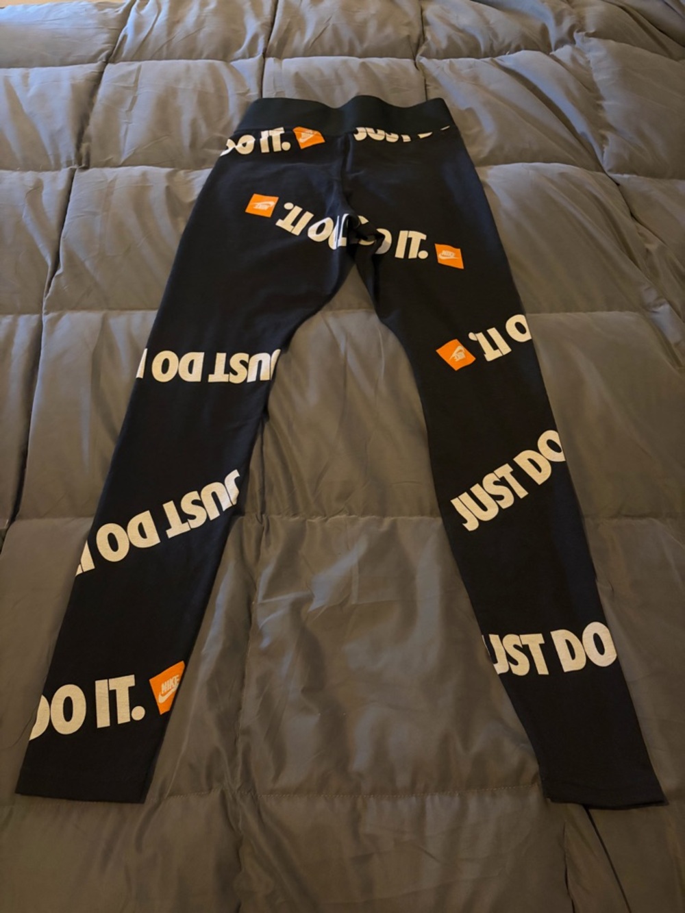 Nike Black 'Just Do It.' Logo Leggings - Picture 2 of 3